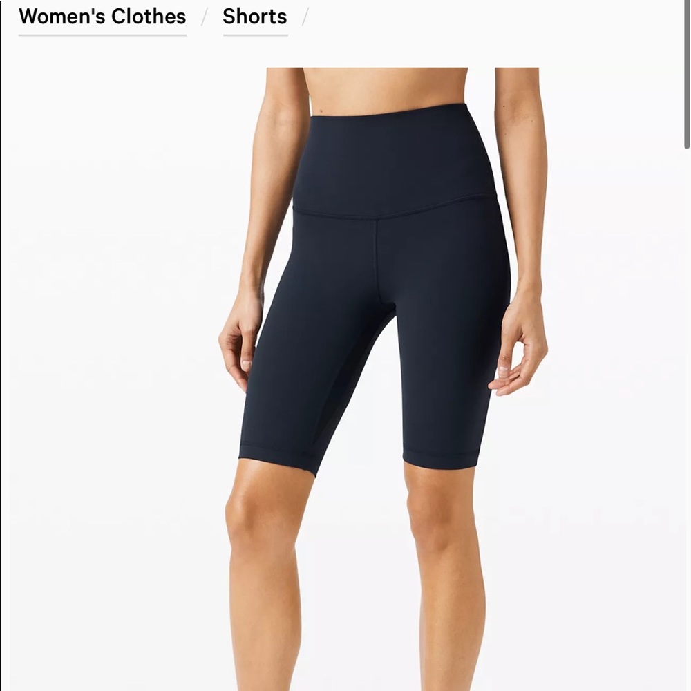 Lululemon Align Super-High Waist 10'' Biker Shorts in Lila - Picture 6 of 7